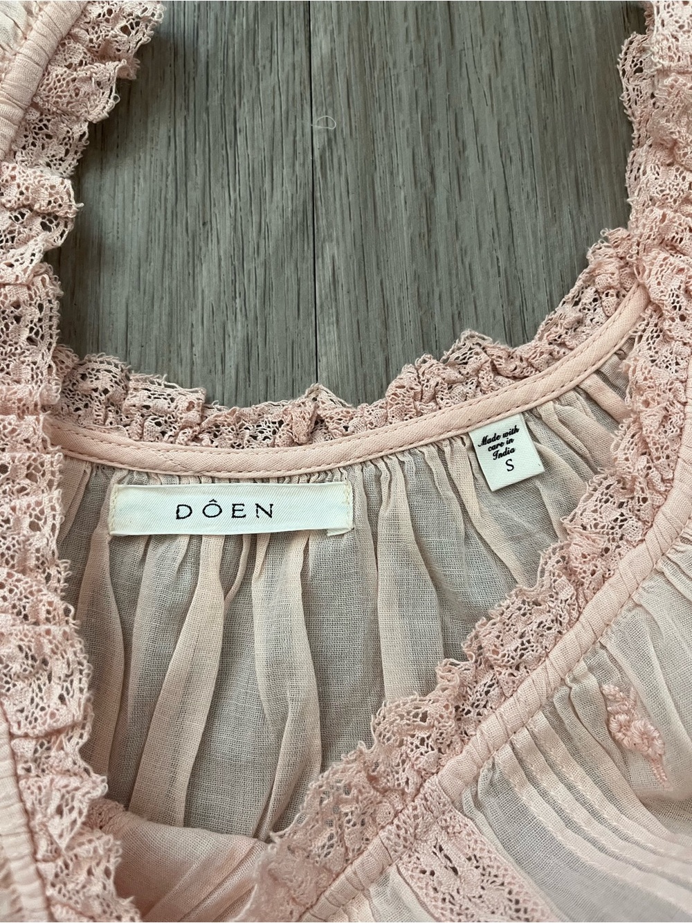 Doen Blush Frederica Top (Size S) - Picture 4 of 5
